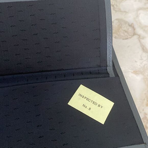 New Old Stock Buxton Lady Madison Long Wallet Grey Leather - Picture 12 of 14